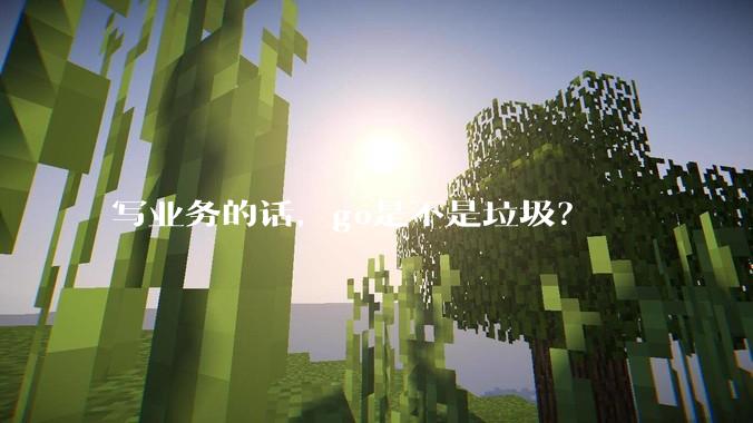 写业务的话，go是不是垃圾？